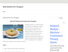 Tablet Screenshot of chapatirecipes.com